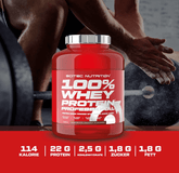 Scitec 100% Whey Protein 2,35kg – Eiweißpulver für Muskelaufbau, Regeneration & Fitness